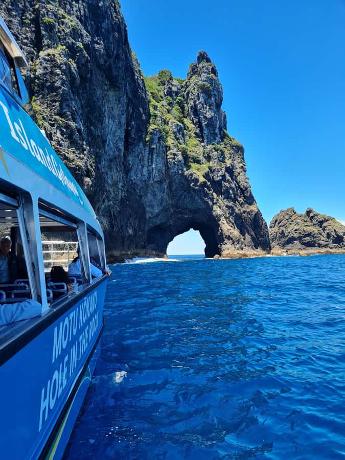From Paihia: Hole in the Rock Cruise & Island Tour: 3 Hour - Leaving Paihia and crossing 144 islands