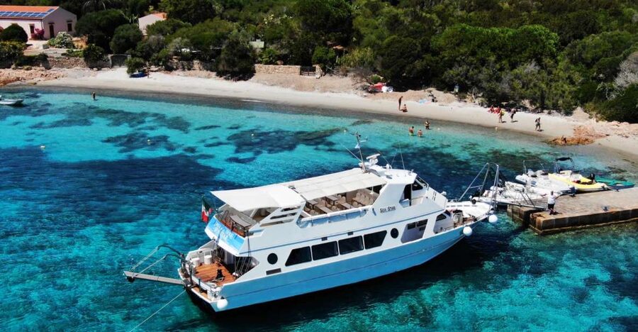 From Palau: La Maddalena Islands Full-Day Trip by Boat - Budelli and Spiaggia Rosa from the water