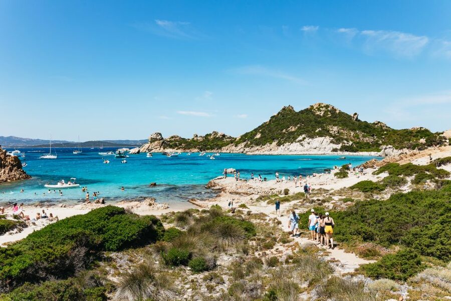 From Palau: La Maddalena Islands Full-Day Trip by Boat - Santa Maria: your second beach stop