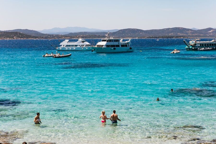 From Palau: La Maddalena Islands Full-Day Trip by Boat - La Maddalena town on the other schedule