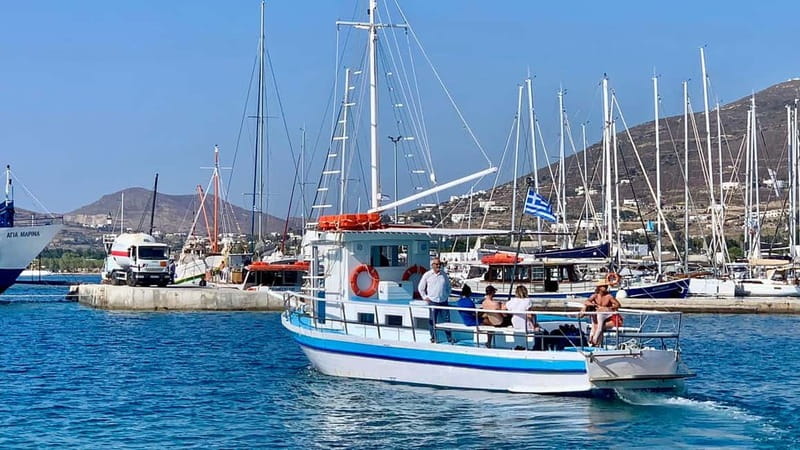 From Paros: Crab Island and Salt Lake Antiparos Boat Trip - My verdict: book it for an easy swim cruise