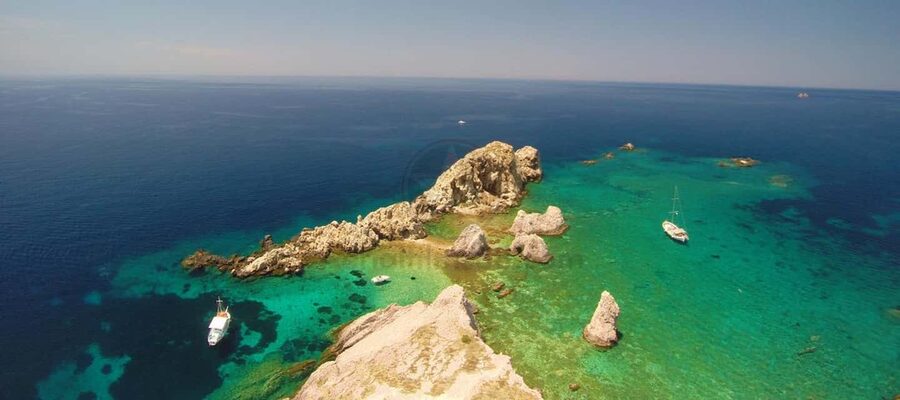 From Paros: Crab Island and Salt Lake Antiparos Boat Trip - Crab Island and the salty lake