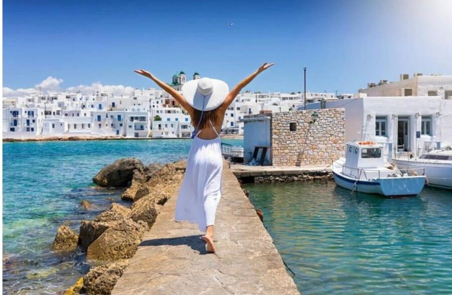 From Paros: Paros Island Bus Tour and Boat Trip to Antiparos - Ending in Naousa’s lanes and alleys