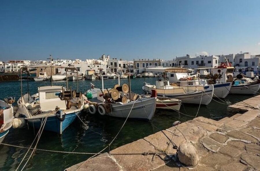 From Paros: Paros Island Bus Tour and Boat Trip to Antiparos - Crossing from Pounta to Antiparos