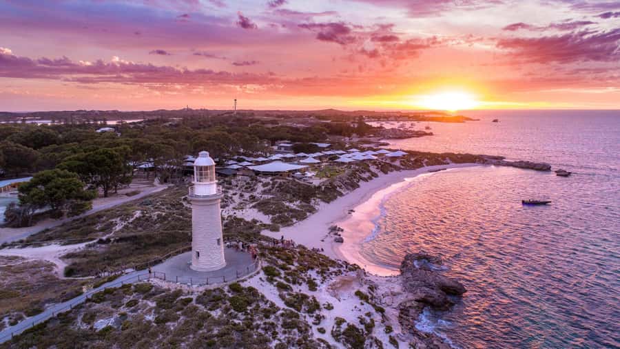 From Perth: Rottnest Island Ferry & Bus Day Tour - Getting your bearings at Thomson Bay