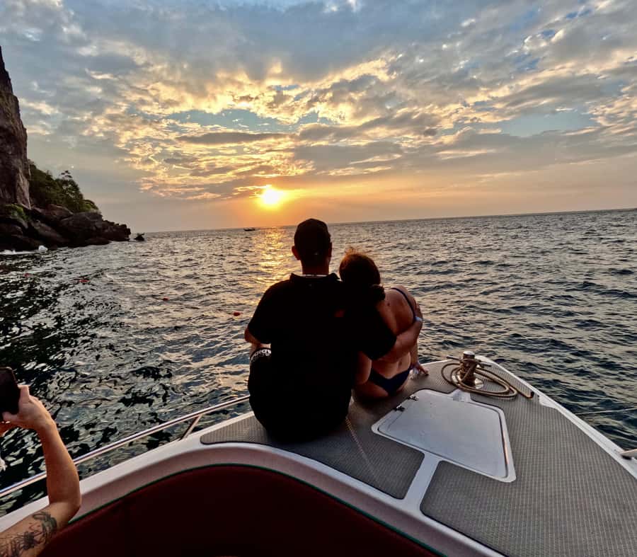 From Phi Phi Island: Maya Bay Sunset & Plankton by Speedboat - Snorkeling for reef sharks and tropical fish