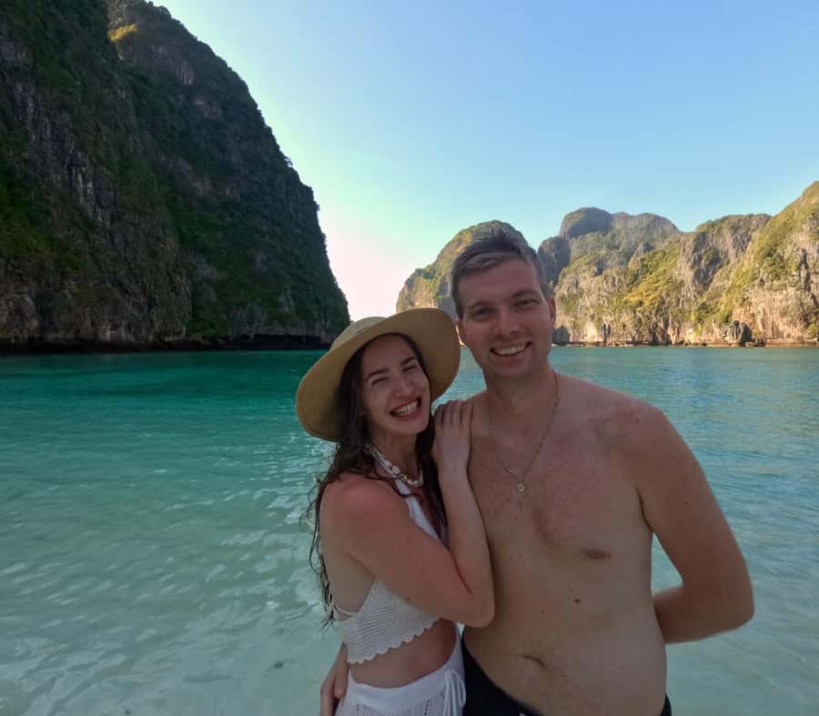 From Phi Phi Island: Maya Bay Sunset & Plankton by Speedboat - Sunset from a moving speedboat