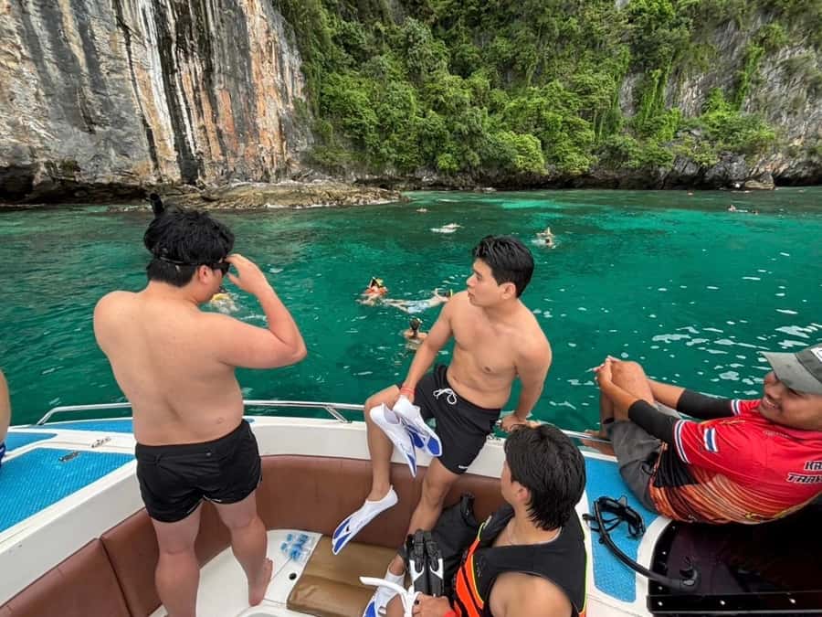 From Phi Phi : One Day Trip by speedboat with Lunch - Pileh Lagoon, the day’s best swim