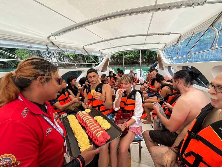 From Phi Phi : One Day Trip by speedboat with Lunch - Shark Point and the chance to see blacktip reef sharks