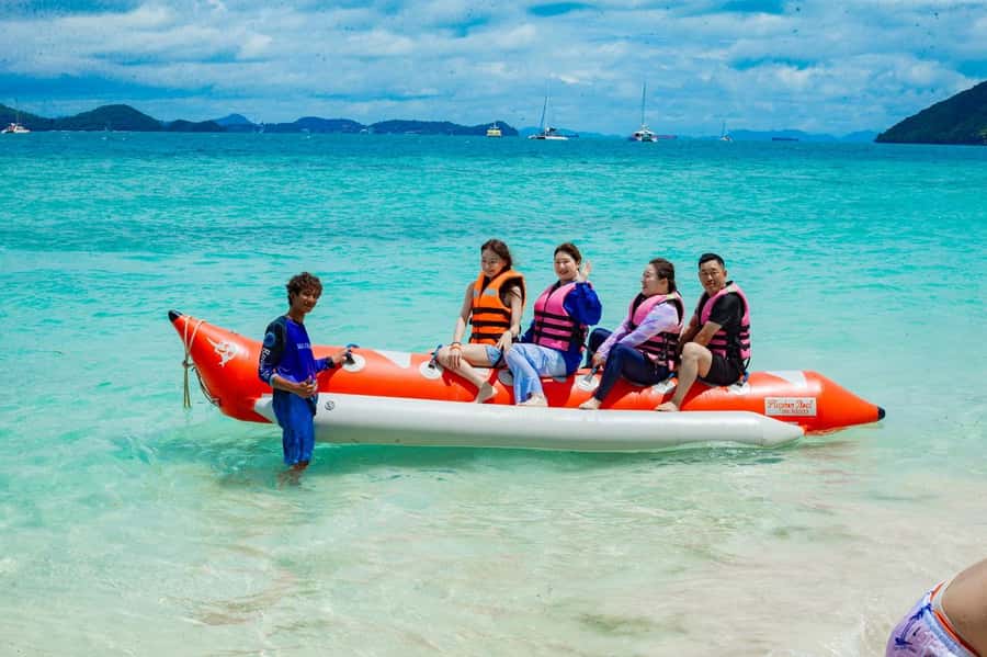 From Phuket: Coral Island Kahung Beach Speedboat Trip - Swimming and snorkeling in the emerald water