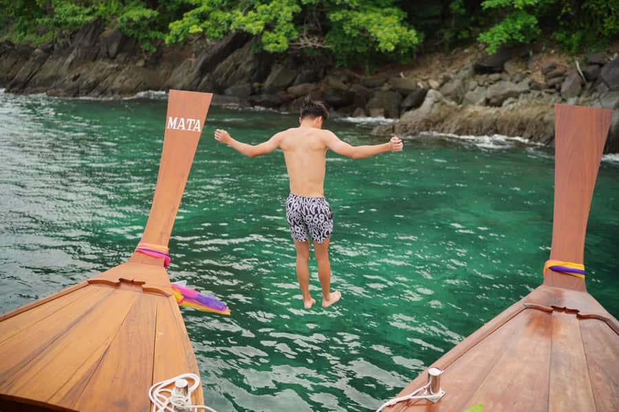 From Phuket : Private Luxury Long Boat to Khai Islands - Choosing between Khai, Coral, Raya, and Maiton