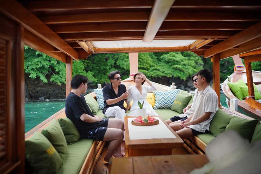 From Phuket : Private Luxury Long Boat to Khai Islands - What makes the strongest part of the day