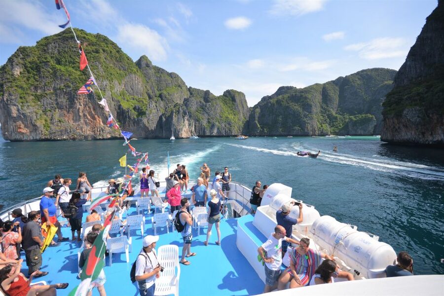 From Phuket: Snorkeling Ferry Cruise to Phi Phi Islands - Shallow snorkeling is best for a casual swim