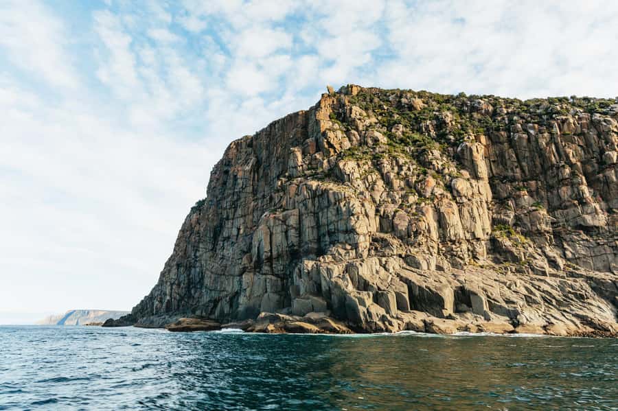 From Port Arthur: Tasman Island Wilderness Cruise - Cape Pillar and the high sea cliffs