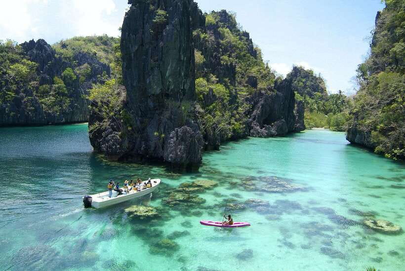 From Puerto Princesa: Day Trip to El Nido and Island Hopping - Secret Lagoon and the first look at Bacuit Bay