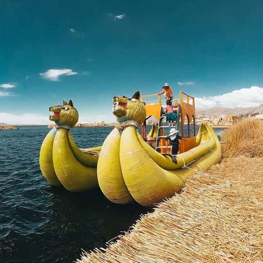 From Puno: Uros Islands and Taquile by Fast Boat with Lunch - Fast boat views across Lake Titicaca