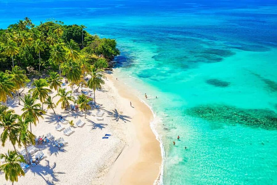 From Punta Cana: Samana and Bacardi Island Cruise and Tour - Crossing Samaná Bay by boat
