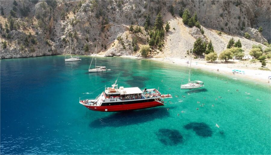 From Rhodes: Cruise to Symi Island and Saint George's Bay - St George’s Bay: a short swim in a dramatic setting