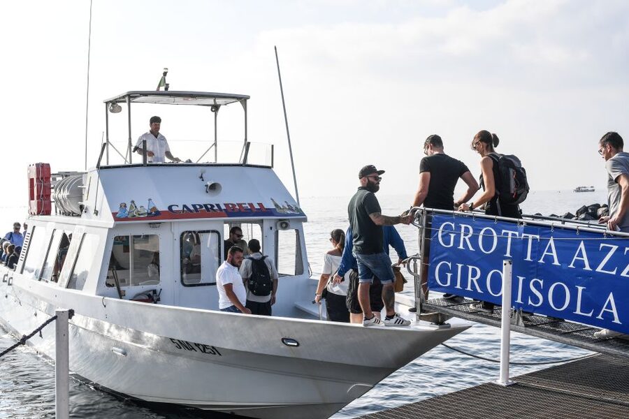 From Rome: Capri and Anacapri Guided Tour and Island Cruise - Guides, group movement, and communication