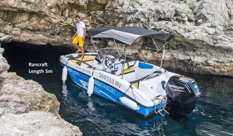From Rovinj: Sea Caves & Sandy Levan Island Speedboat Tour - Seagull’s Rocks and the first swim