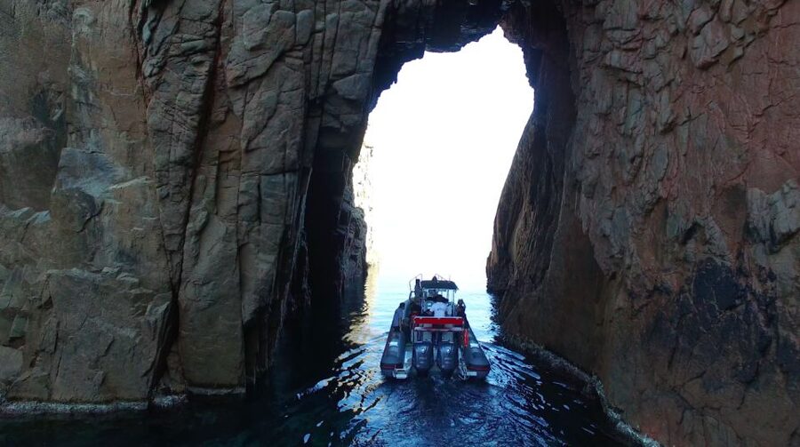 From Sagone: Sightseeing Cruise of Corsica Island - Leaving Sagone on a 9-meter RIB