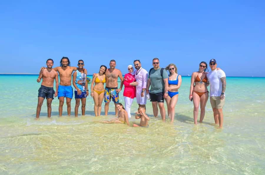 From Sharm El-Sheikh: Ras Mohamed & white island Boat Trip - White Island: beautiful, shallow, and changeable