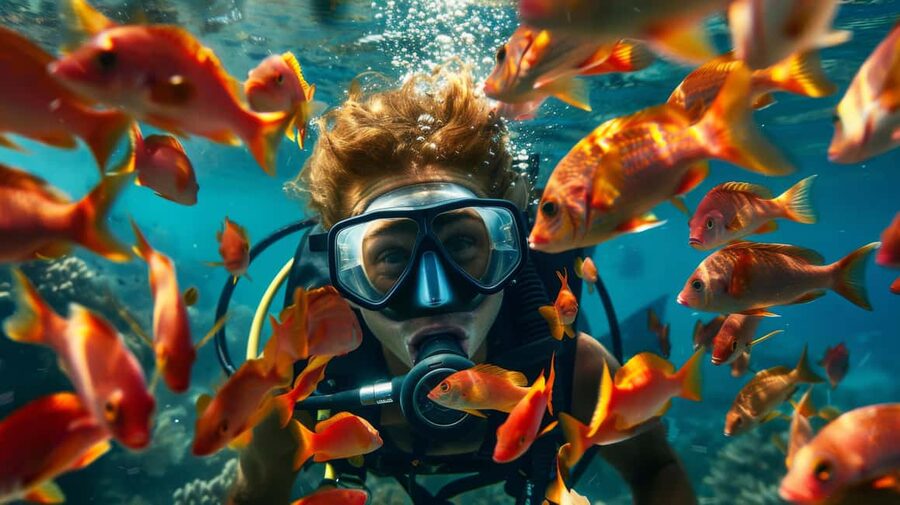 From Sharm: Ras Muhammed & White Island By Boat & intro Dive - Key points at a glance