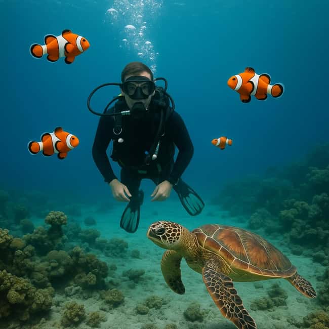 From Sharm: Ras Muhammed & White Island By Boat & intro Dive - The boat ride and first reef stop