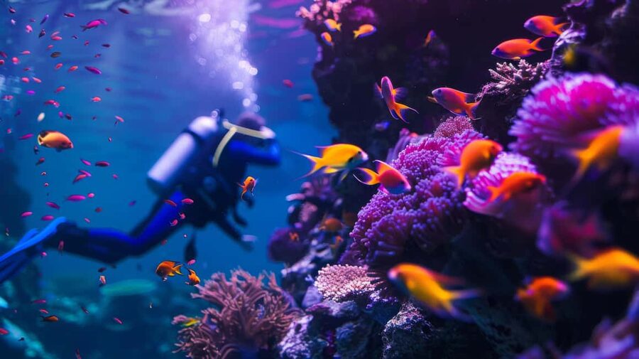 From Sharm: Ras Muhammed & White Island By Boat & intro Dive - What the introductory scuba session is really like