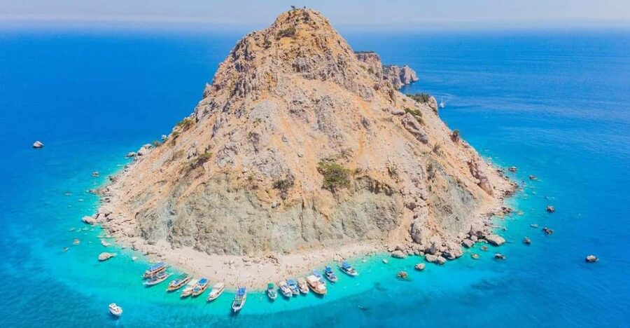 From Side/Alanya: Suluada Island Boat Trip with Lunch - Lunch with a sea view