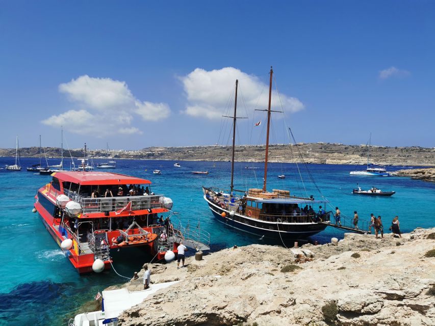 From Sliema or Bugibba: Two Islands Ferry to Comino and Gozo - Comino and the Blue Lagoon