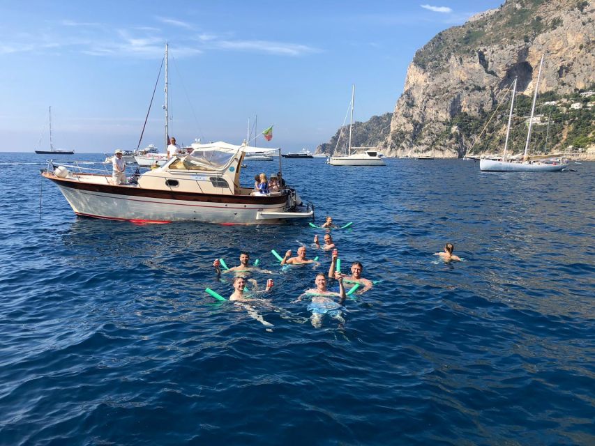 From Sorrento: Capri Island Day Trip with Boat Cruise - What the crew adds to the experience