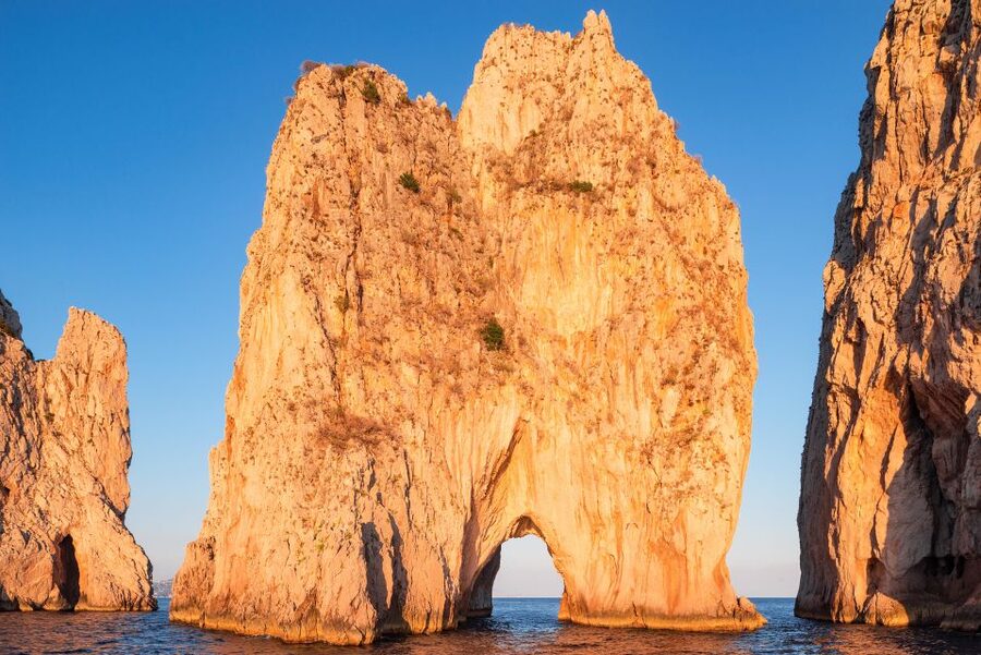 From Sorrento: Capri Island Small Group Boat Excursion - The White Grotto and the Natural Arch
