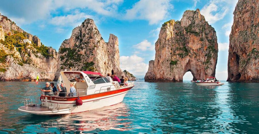 From Sorrento: Capri Island Small Group Boat Excursion - The morning pickup from Sorrento