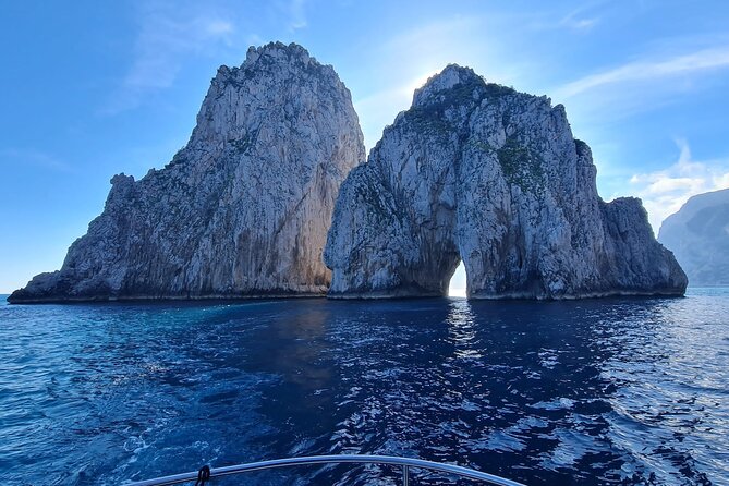 From Sorrento or Positano: Capri Island Private Boat VIP Tour - Lighthouses, forts, and the Green Grotto