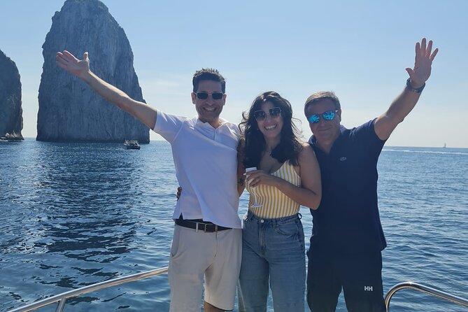 From Sorrento or Positano: Capri Island Private Boat VIP Tour - Swimming from the boat