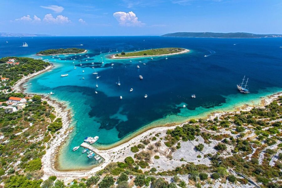 From Split: 3 Islands Half-Day Boat Tour with Blue Lagoon - Trogir: a town stop with real character