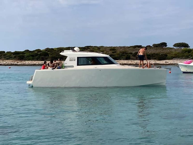 From Split: 5 Islands and Blue Cave Boat Tour - A 7:45 meeting in Split and an 8:00 departure