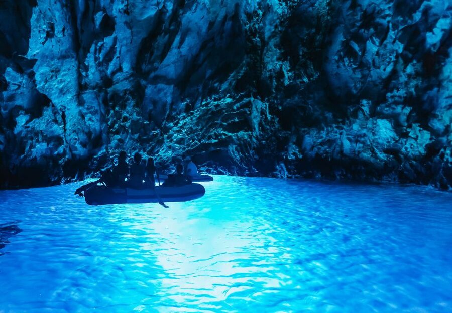 From Split: Blue Cave & 5 Islands with Vis & Hvar Boat Tour - A full Adriatic circuit from Split