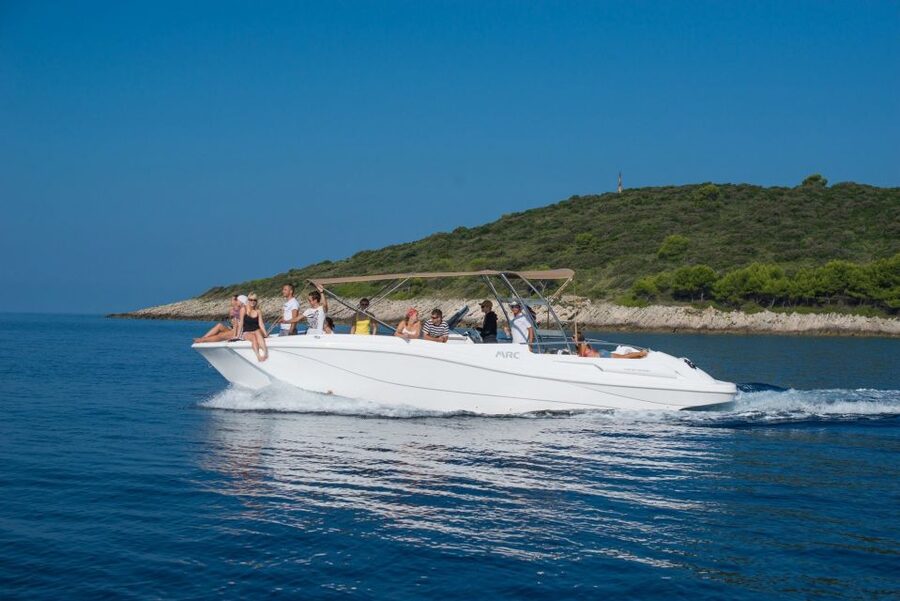 From Split: Blue Cave & Coastal Highlights Private Boat Tour - Blue Cave on Biševo: the morning centerpiece