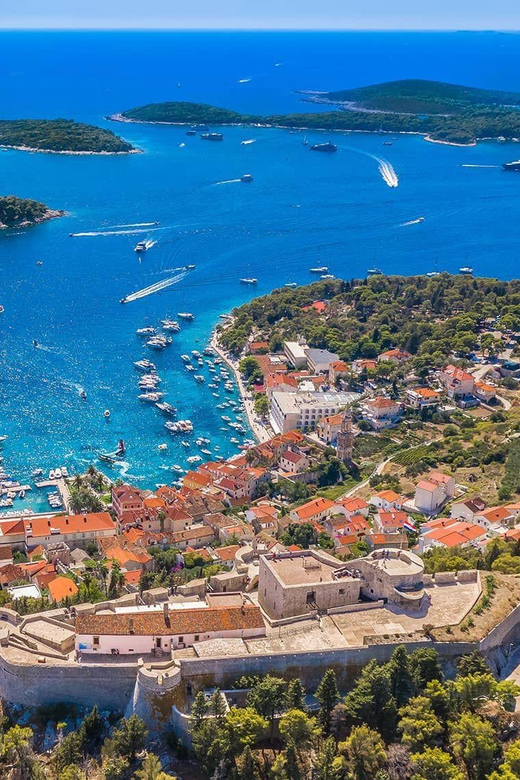 From Split: Blue Cave, Hvar & Mamma Mia, 5 island tour - Two hours in Hvar Town