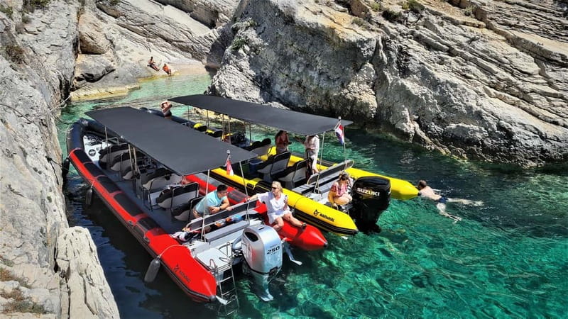 From Split: Blue Cave, Hvar, Mamma Mia, 5 Islands boat Tour - Two hours in Hvar makes the price easier to justify