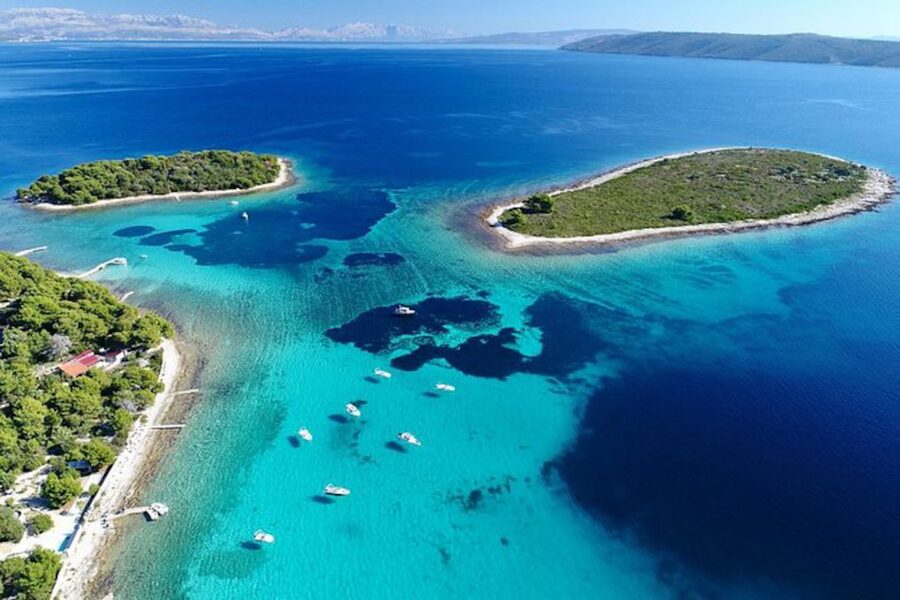 From Split: Blue Lagoon & 2 Islands half-day Private - Krknjaši Blue Lagoon: the lively centerpiece