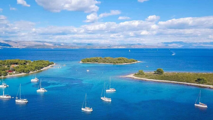 From Split: Blue Lagoon and 3 Island Boat Tour - The Ride to Krknjaši Bay and the Blue Lagoon