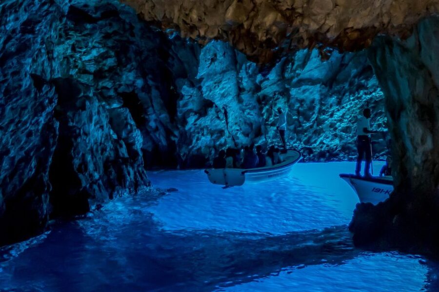 From Split, Croatia: Blue Cave & Hvar 5 Islands tour - A long, open ride across the Adriatic