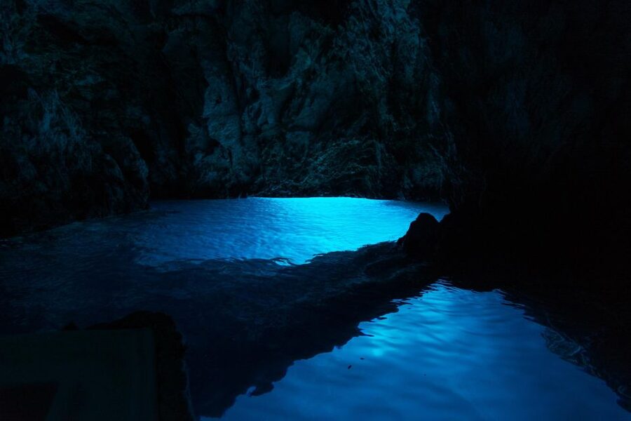 From Split, Croatia: Blue Cave & Hvar 5 Islands tour - Veliki Budikovac is the longer water stop