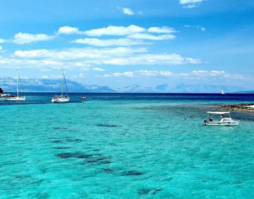 From Split: Islands & Blue Lagoon Cruise with Lunch & Drinks - Trogir in one brisk hour