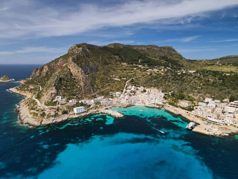 From Trapani: Egadi Islands Favignana & Levanzo Cruise - Cala Rossa is made for clear water and photographs