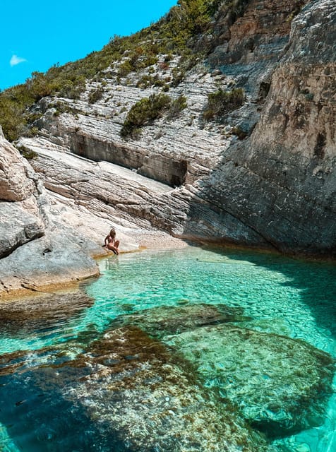 From Vis : Island-Hopping Cruise with beach and Cave Stops - Green Cave and the final stop at Veliki Budikovac