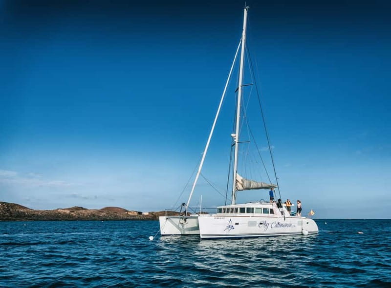 Fuerteventura: Lobos Island Catamaran Cruise with Lunch - Two hours to swim, snorkel, and paddle